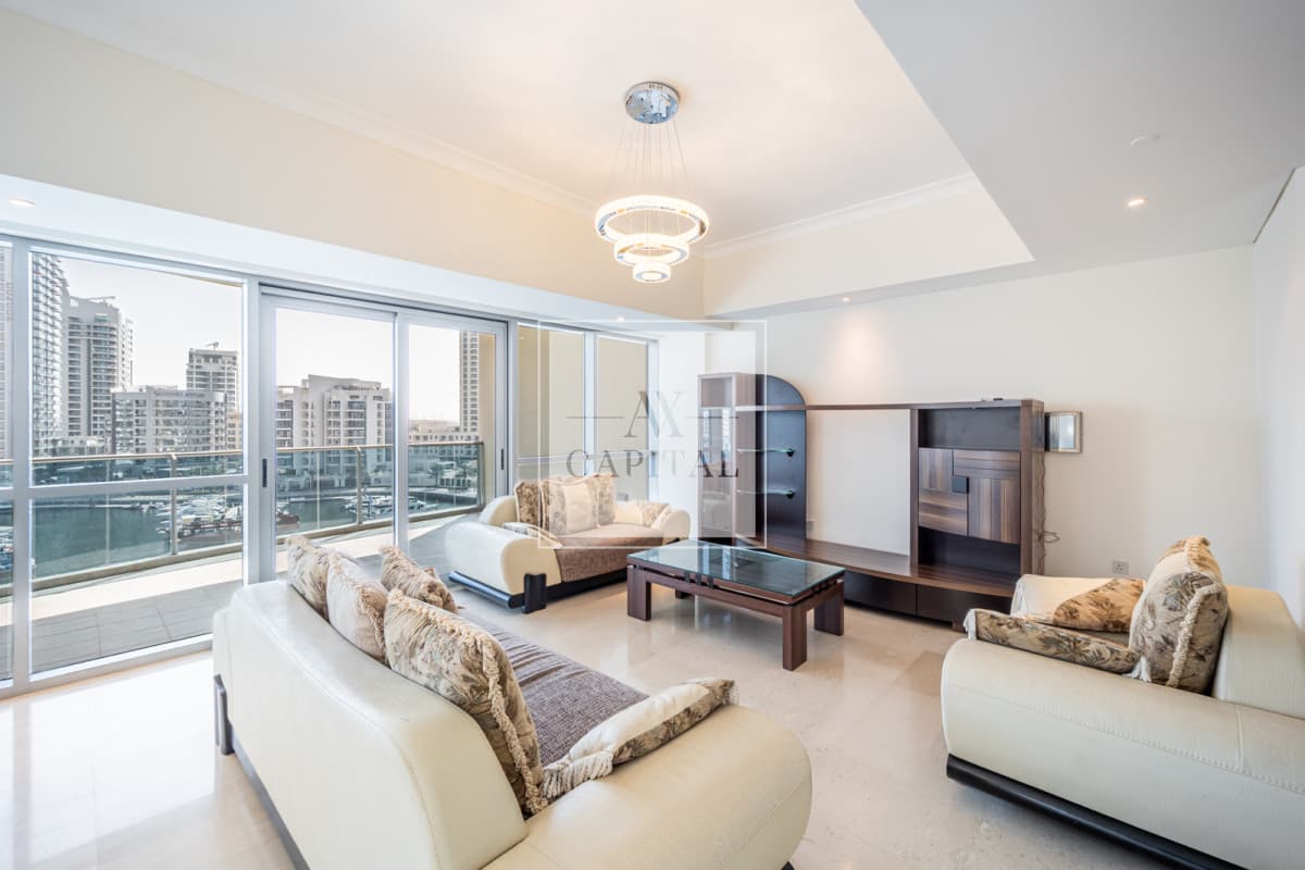 Full Marina View | Furnished | Vacant - 3