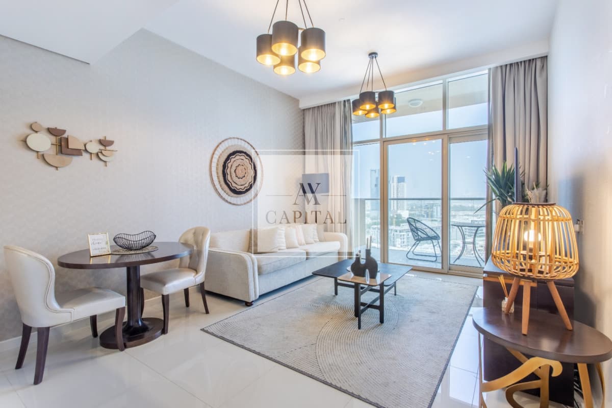 High Floor | Panoramic Skyline View | Furnished