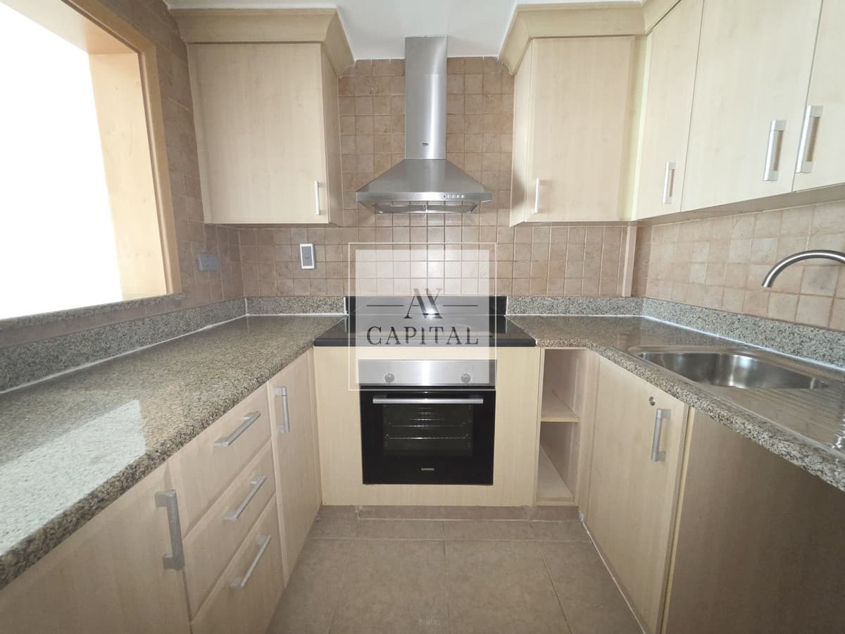 Unfurnished | 2 Bed plus maids | Partial Sea View - 3