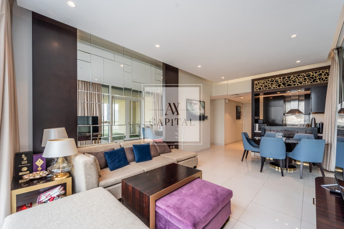 Burj  view | Fully Furnished| Big Lay out - 2