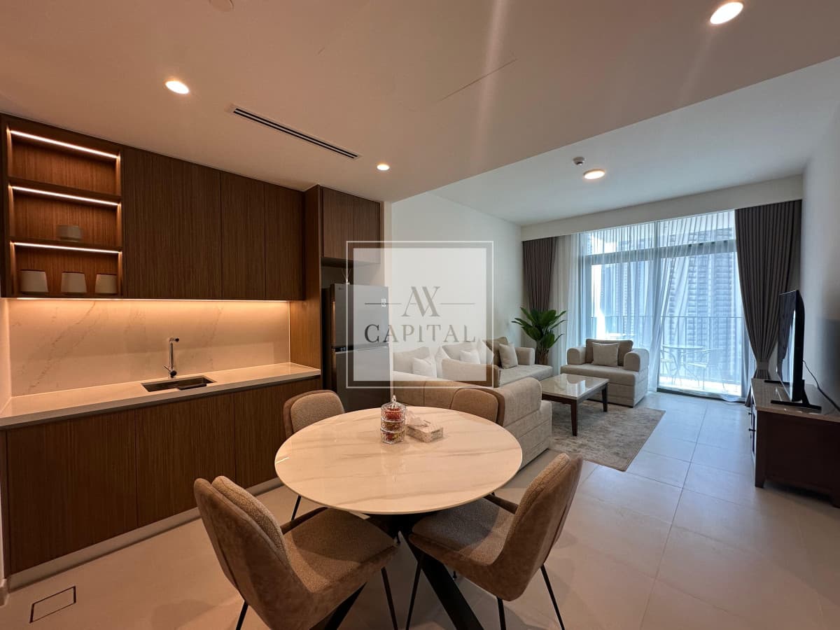 Furnished | Brand New | Balcony | Pool | Mid Floor - 2