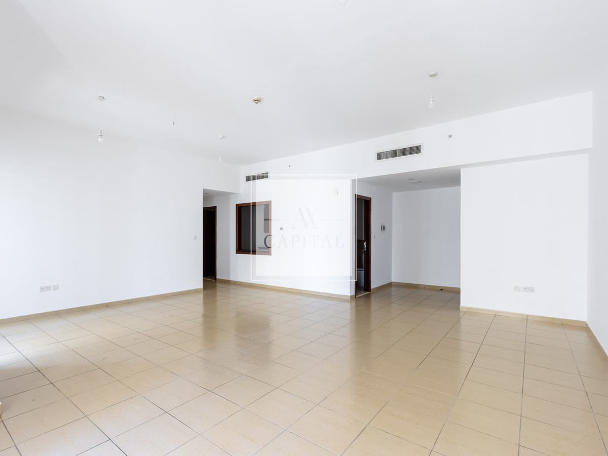 Sadaf | 3 bedroom + maids | Vacant| High floor - 3