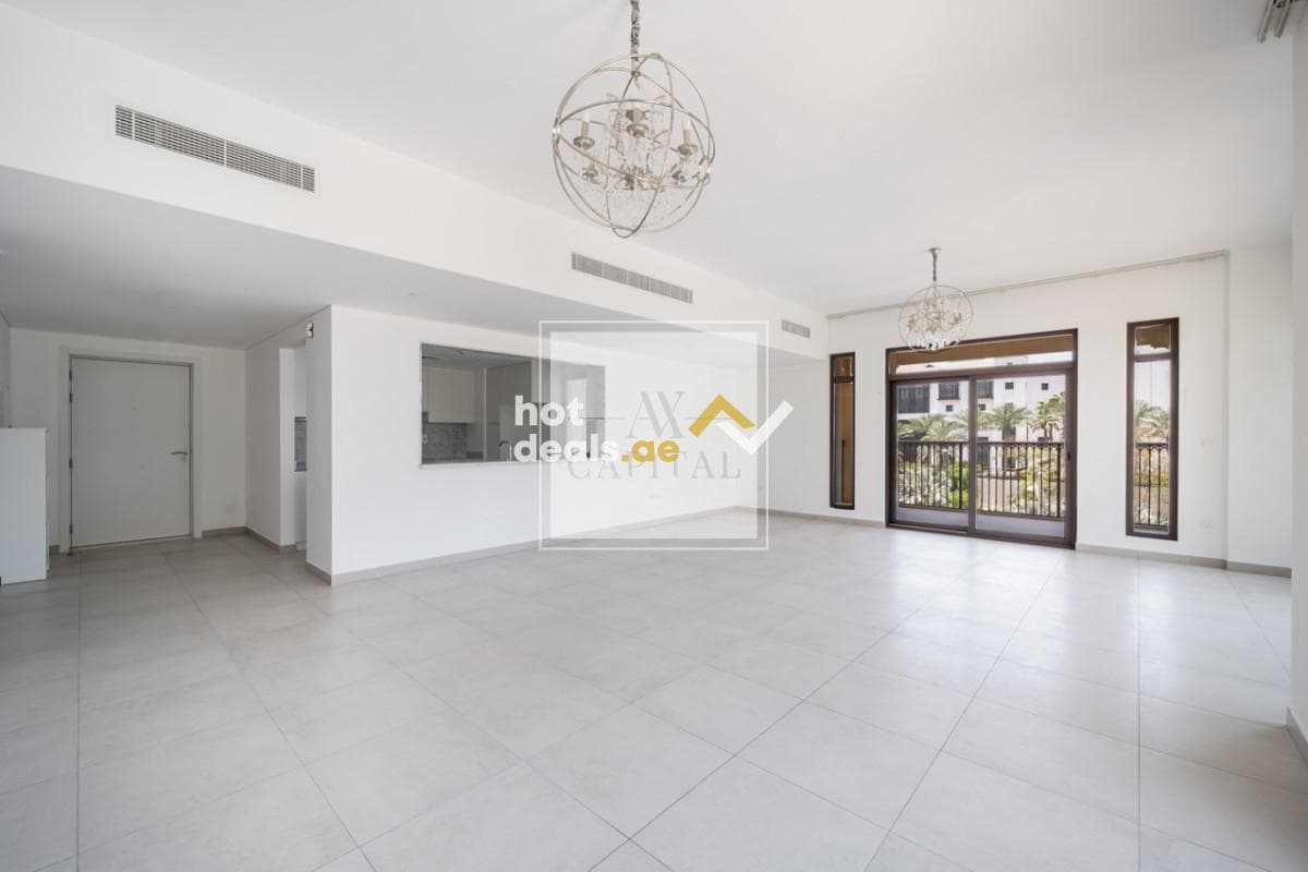 Vacant | 4BR + Maids | Burj Al Arab + Pool View