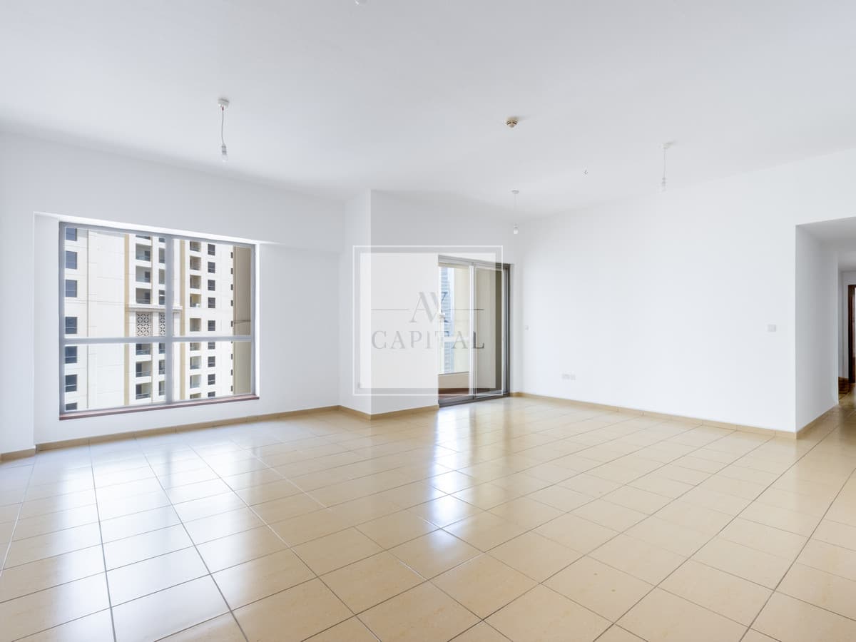 Sadaf | 3 bedroom + maids | Vacant| High floor